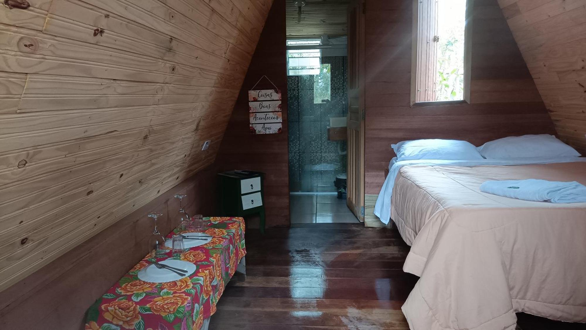 Chales E Camping Do Robinho 1 São Tomé das Letras Dış mekan fotoğraf